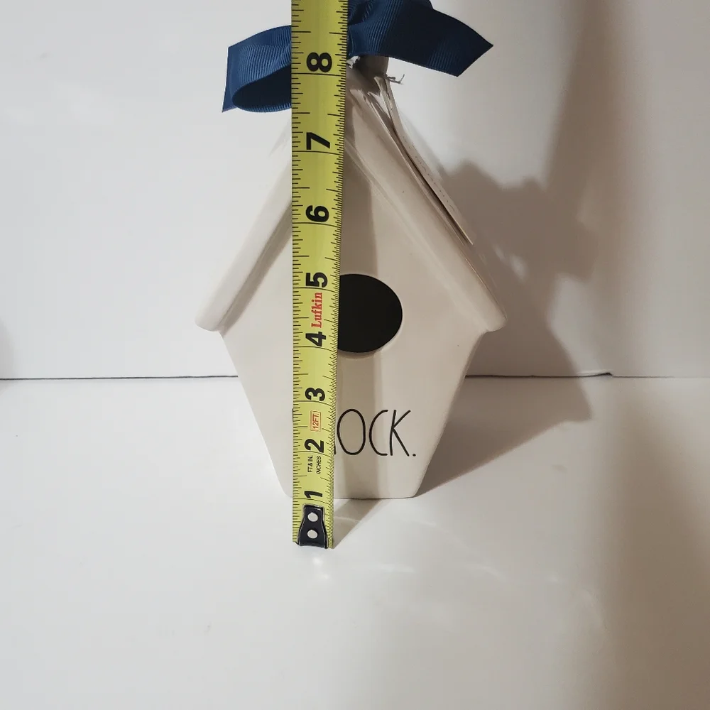 1, New Rae Dunn KNOCK birdhouse - Picture 6 of 13